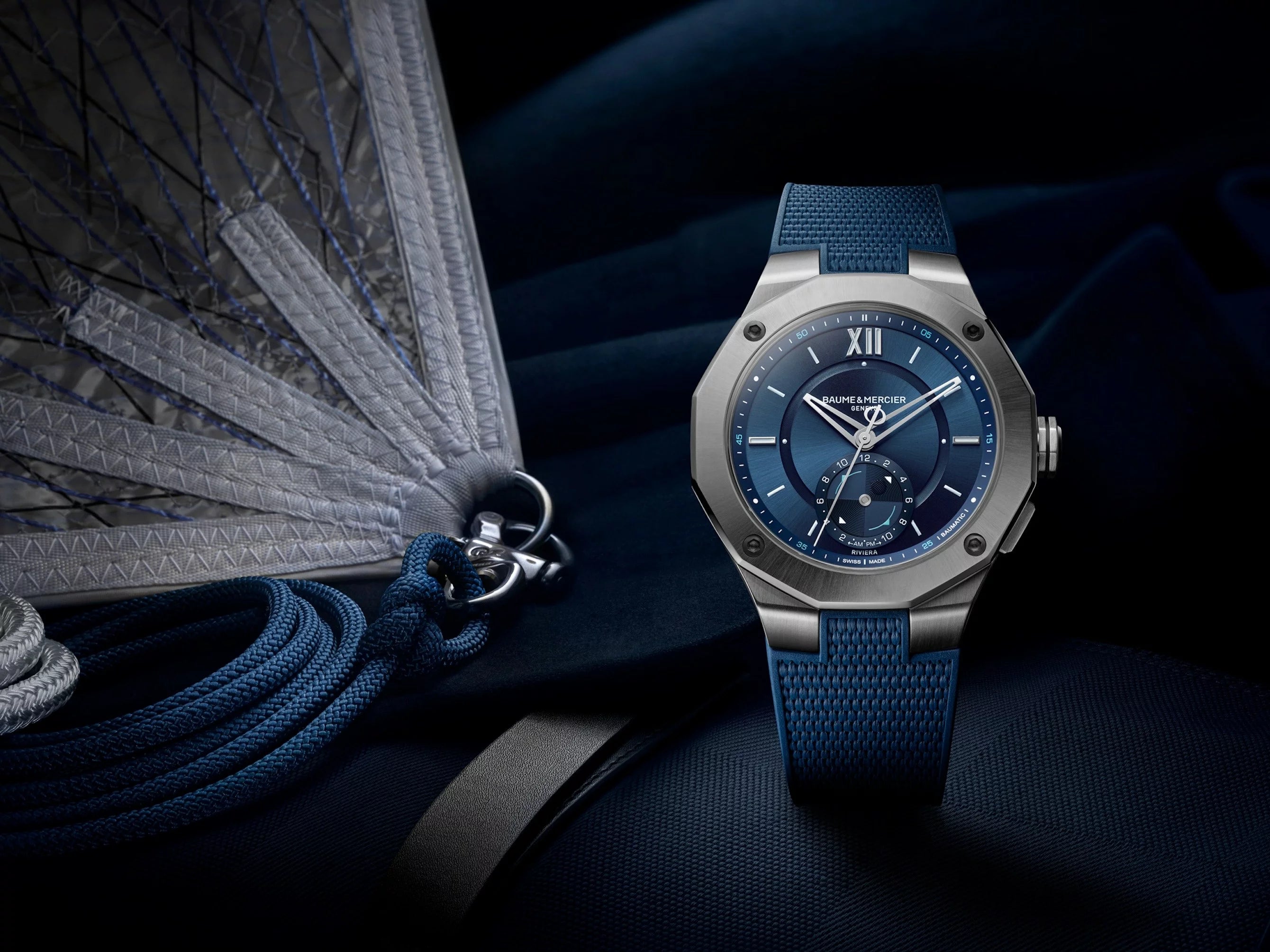 The Riviera Tideograph: Baume & Mercier nautical-themed model