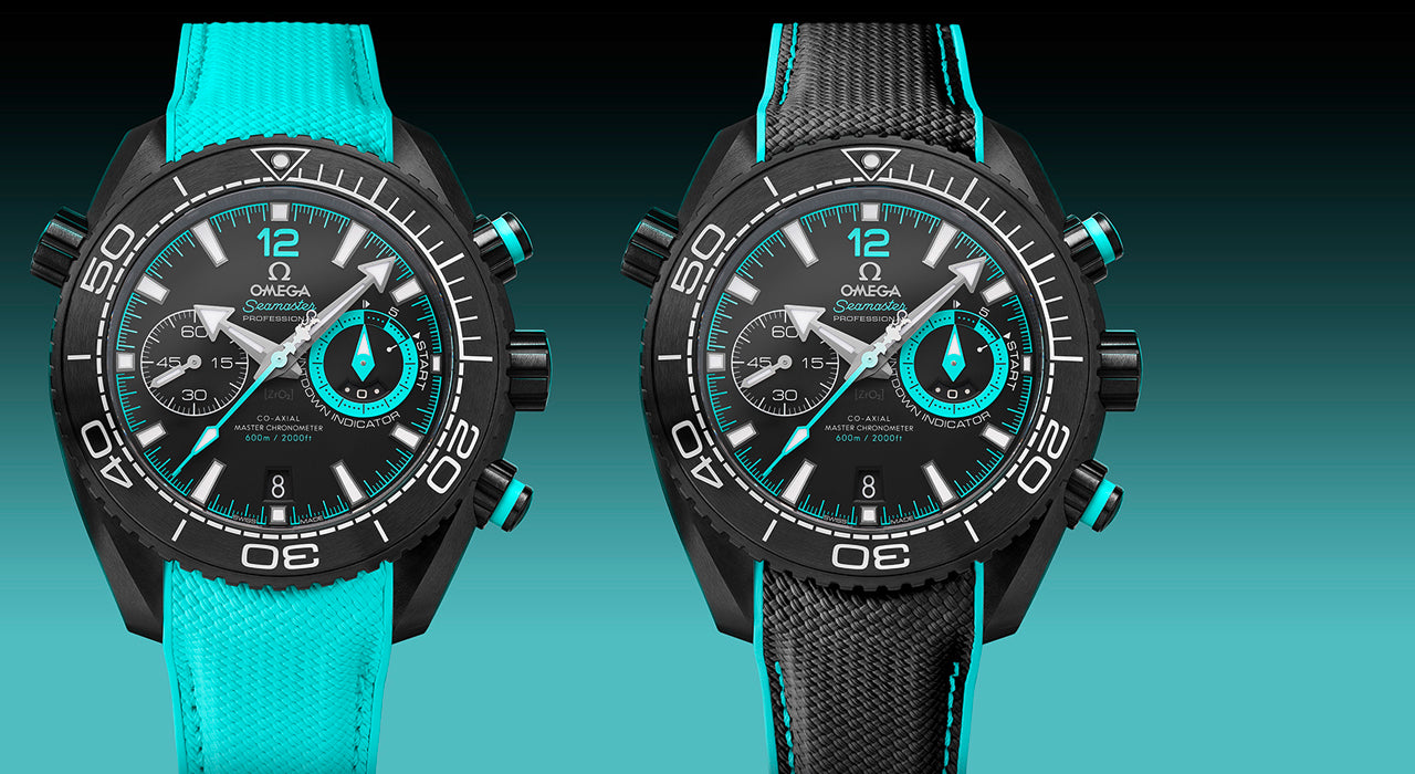 The Omega Seamaster Planet Ocean Deep Black ETNZ Edition