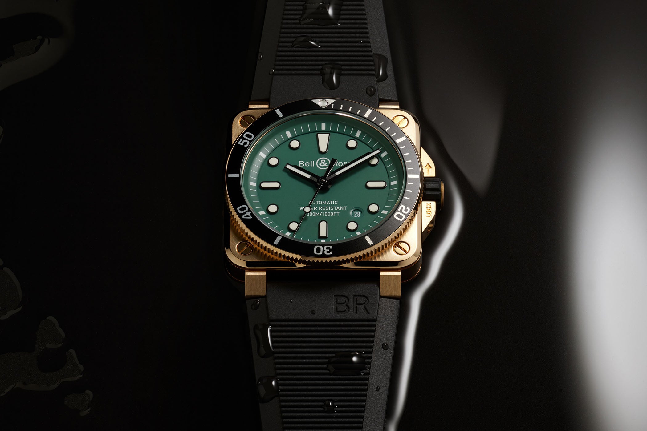 The classic Bell & Ross now reimagined: BR 03-92 Diver in Black & Green Bronze