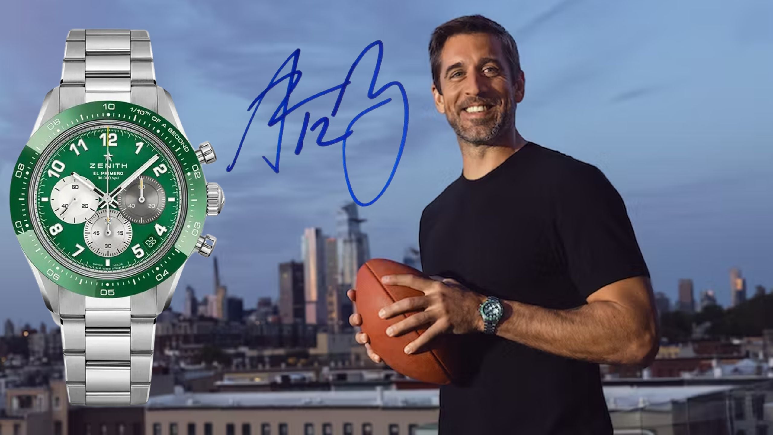 Zenith Chronomaster Sport ‘Aaron Rodgers’ - Limited Edition of 250 pieces