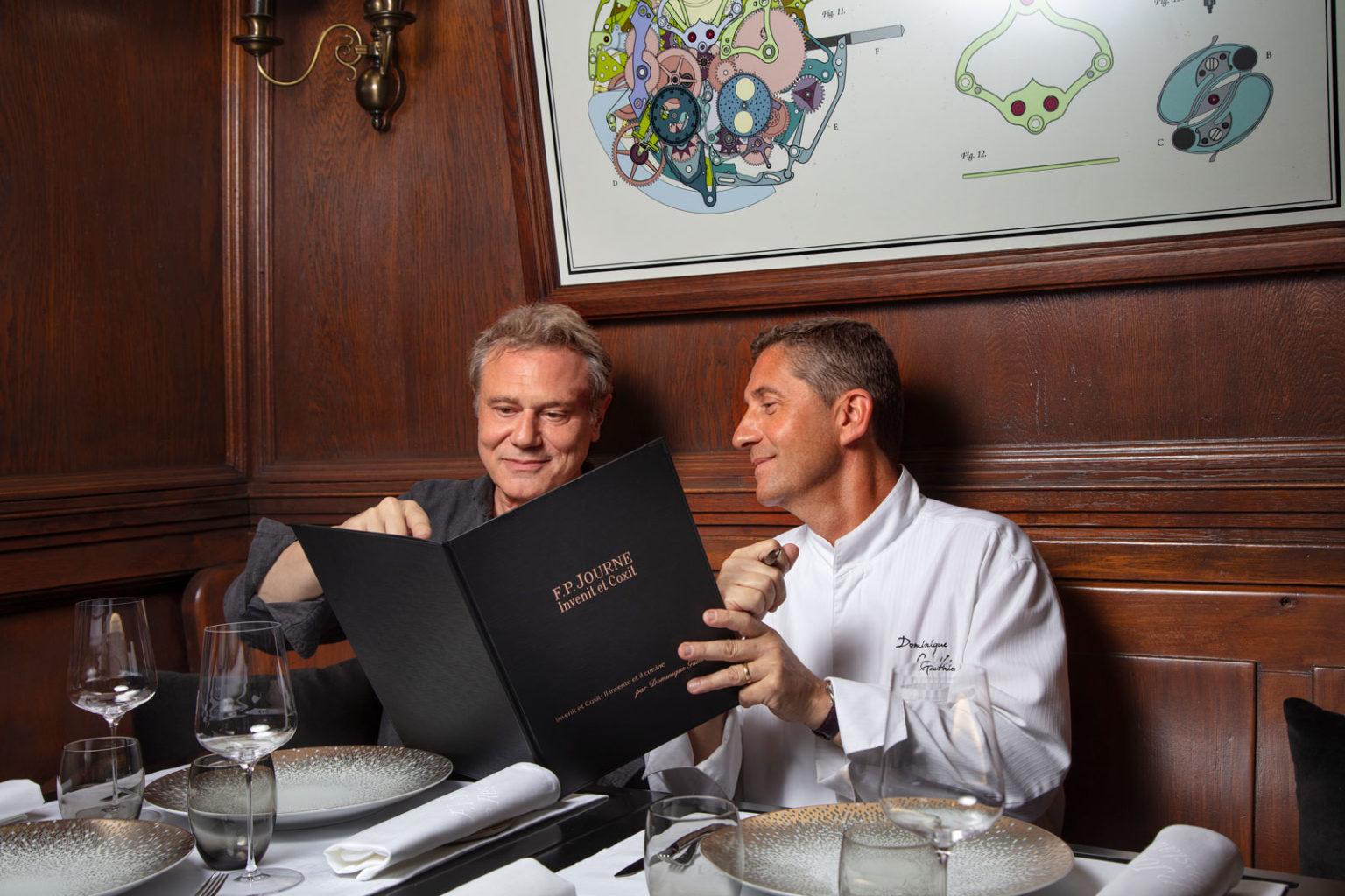 "F.P.Journe Le Restaurant" by François-Paul Journe and Michelin-starred chef Dominique Gauthier