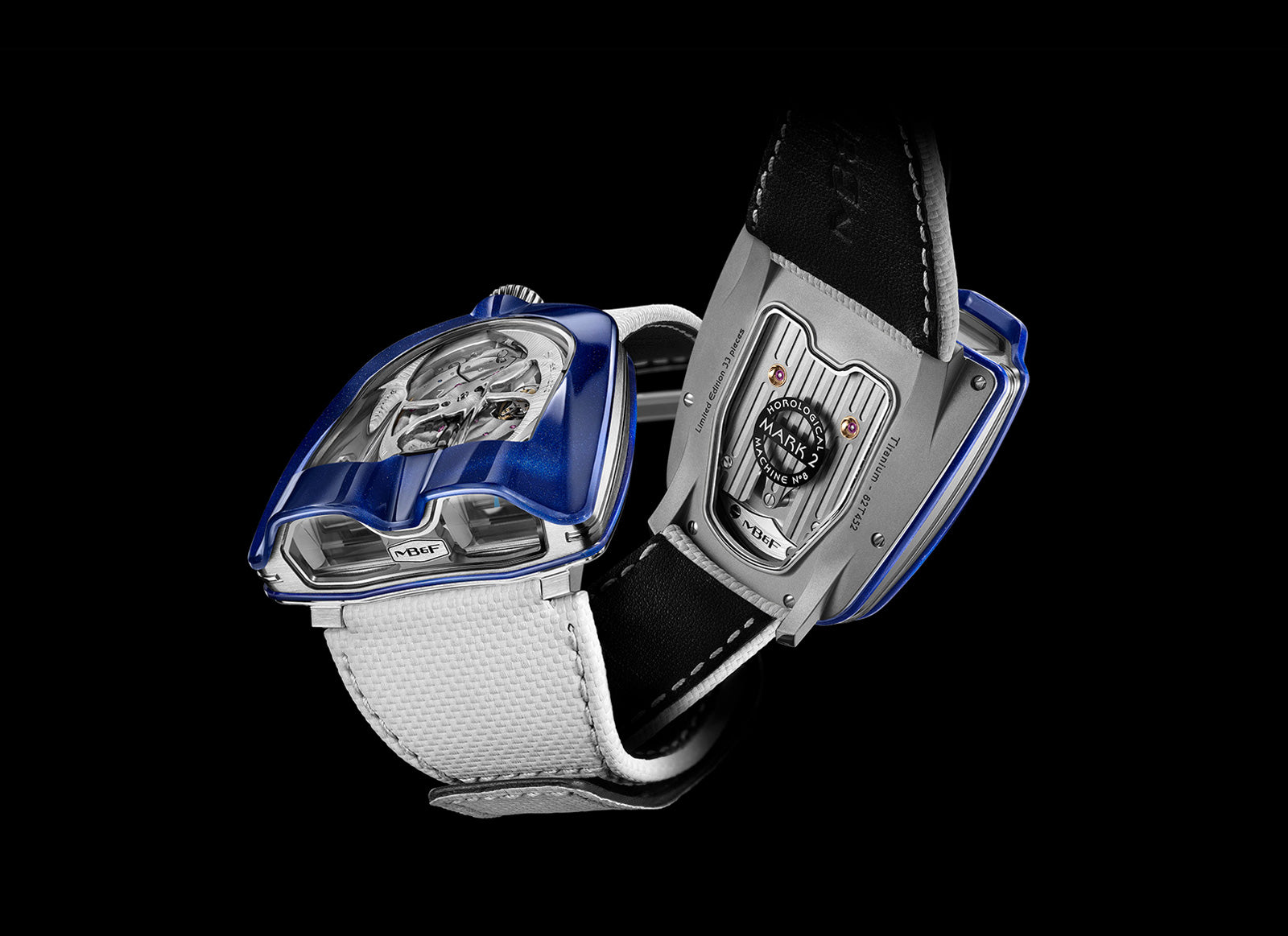 MB&F Unveils the HM8 Mark 2 Blue Edition Inspired by Supercars