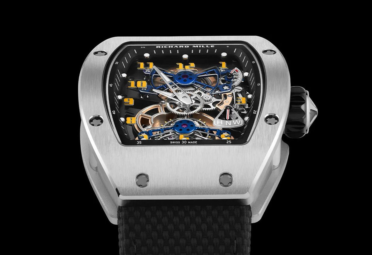 Richard Mille's new 17-02 Manual Winding Tourbillon in Titanium