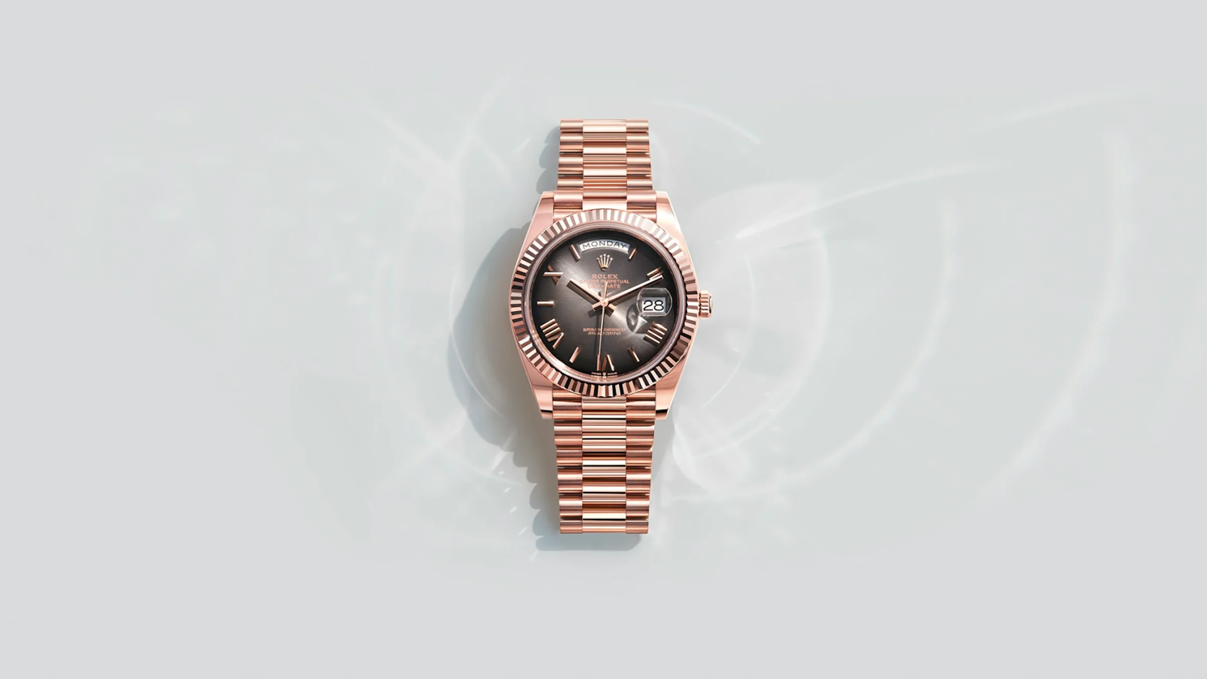 Rolex Unveils Exclusive Day-Date 40 in Everose Gold at the 2024 Oscars
